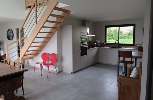 Tourville-sur-Sienne Casa | 3kms from the beaches and the seaside resort of Coutainville centered in the 50