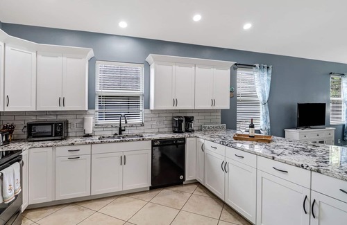 Naples Park Casa | 4 Bedroom, 2 Bath Home with Large Private Pool - Bike or Walk to the Beach!