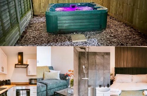 Gloucester Apartamento | 4 Bedroom, Sleeps 8, 3 Bathroom, Hot Tub, WiFi, Smart TVs in Each Room 3 min walk to KINGSHOLM Stadium