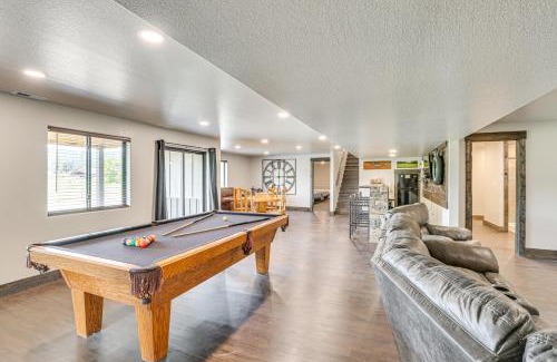 Sturgis Casa | 4 Mi to Dtwn Sturgis Cabin with Hot Tub and Game Room