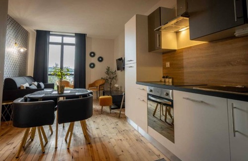 Chatel-Guyon Apartamento | 4-person air-conditioned apartment 1 bedroom + sofa bed Puy de Louchadière 104