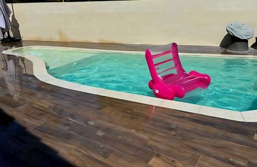 Lunel Apartamento | 4-person studio with private pool and jacuzzi