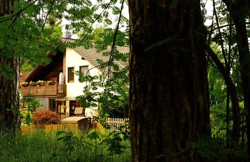 Bad Harzburg Apartamento | 4-Personen-Ferienwohnung-im-Wald-mit-Kamin-84-Qudratmeter