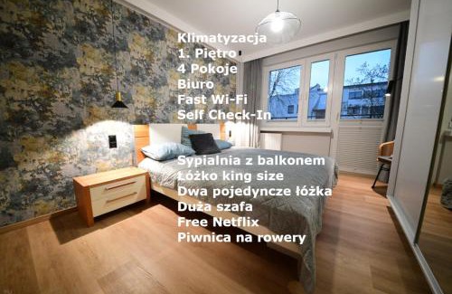 Pila Apartamento | 4 Pokoje, Oddzielne biuro do pracy, Kominek, Klimatyzacja, Idealne dla Rodzin z dziećmi, Przy Parku na Wyspie