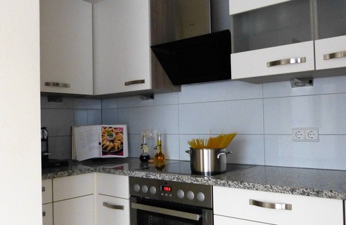 Buchenau Apartamento | 4 star FEWO on the ground floor, parking lot and wallbox, sep. Entrance, terrace, beach chair