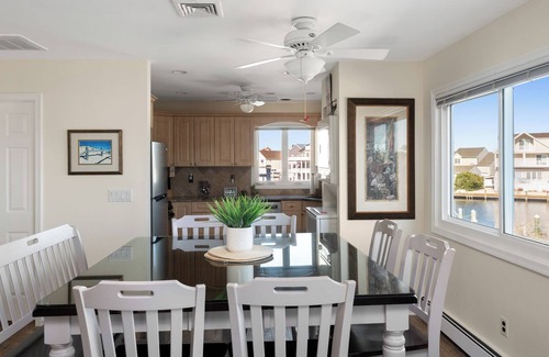 Seaside Heights Villa | Private Waterfront Upscale entire XL 2ndFL 2/3 bedroom 2.5 bath w Jacuzzi Arcade