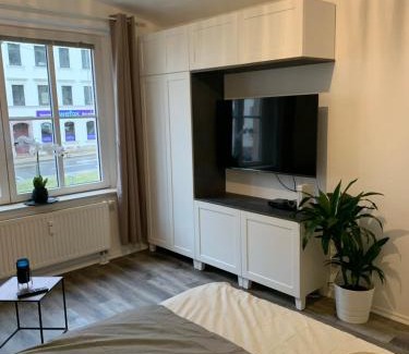 Chemnitz Apartamento | 40 qm Appartment Parkplatz, Balkon,Netflix, Prime