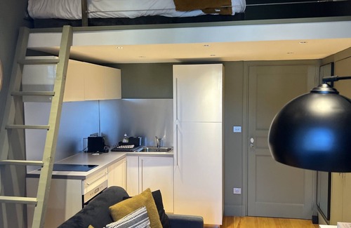Corte Apartamento | 401-Apartamento-Superior-Habitación con desagüe-Balcón