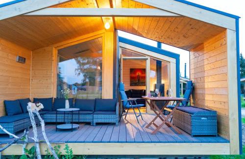 Bleckede Casa | 408-Kleinis Tiny House mit Kamin bis 4 Pers