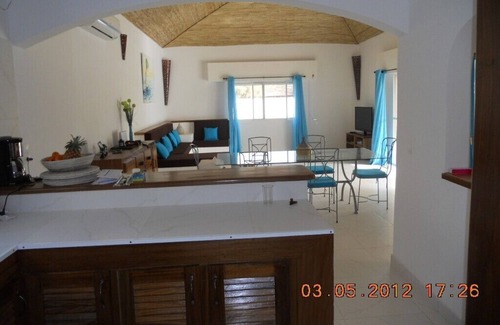 Ngaparou Villa | 40 m del mar: Villa de lujo en Ngaparou (Saly) - Piscina con playa