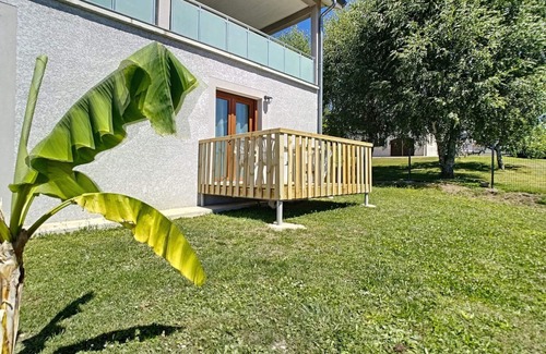 Clairvaux-les-Lacs Apartamento | 40m2 apartment with terrace