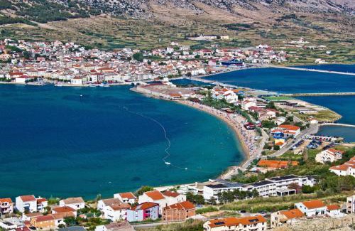 Metajna Apartamento | (4890-4) Apartment in Metajna with balcony, air conditioning, WiFi