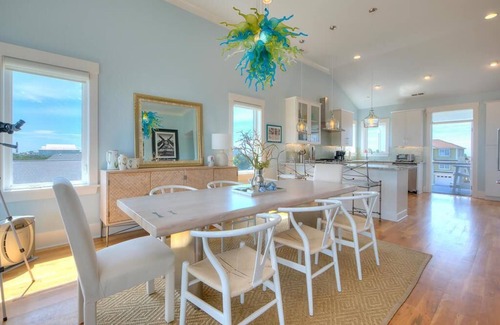 Caswell Beach Casa | 4BR/3.5BA House, 2nd Row with Water Views, Dog Friendly, Sleeps 11