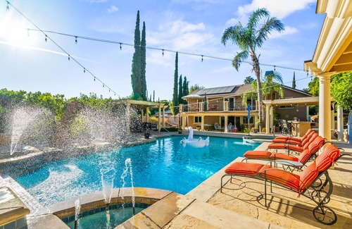 Porter Ranch Casa | 4BR Home Resort w/Games/Slide/Oasis