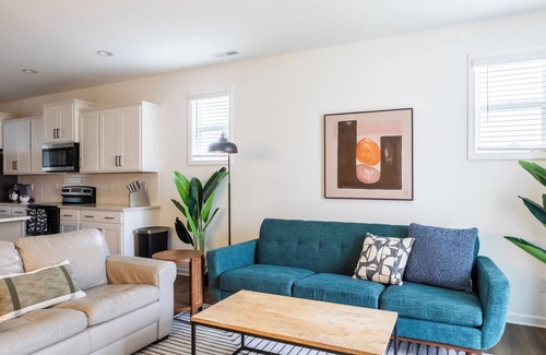 Clayton Casa | 4Br Sleeps 10 w/Fenced Yard & Movie Room - Modern Home near Downtown Clayton