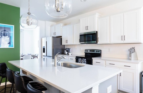 Clayton Casa | 4Br Sleeps 10 w/Fenced Yard & Movie Room - Modern Home near Downtown Clayton