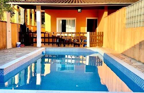 Mococa Casa | Casa 4Q con piscina y aire-Prox. Playa de playa Playa cerrada Mococa L. North SP