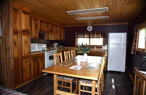 Rhinelander Cabina | 5 dormitorios, 3 baños, chimenea de piedra de campo completa. de Conro Family Resort