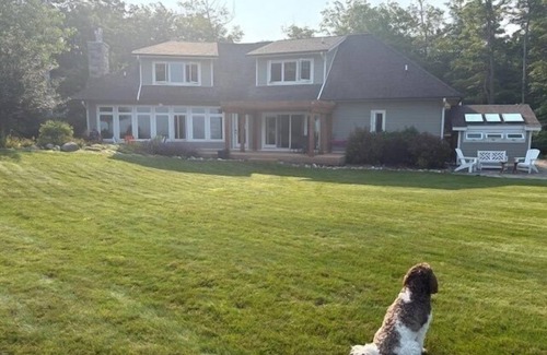 Leland Casa | 5-bedroom home overlooking Lk Mich. South of Leland.