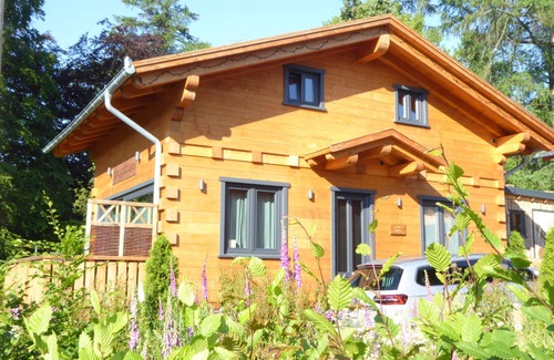 Hahnenklee Casa | Casas de troncos de 5 estrellas con sauna + chimenea en los Alpes - estilo chalet, relajarse "cabaña"
