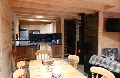 Les Contamines-Montjoie Chalet De Esquí | Chalet de lujo clasificado 5 * con magníficas vistas que incluyen nieve eterna