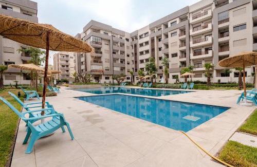 Nouaceur Apartamento | 5 min from airport, 1 bedroom, balcony, pools