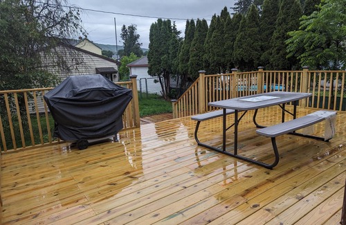 Corning Casa | 5 min to the Corning Museum of Glass! Family-sized Duplex w/ pool table & patio