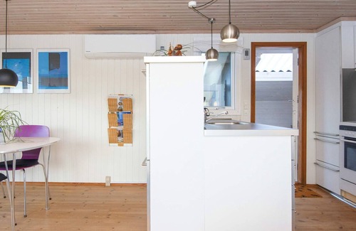 Vrist Strand Casa | Moderna casa de vacaciones en Harboore Dinamarca con terraza