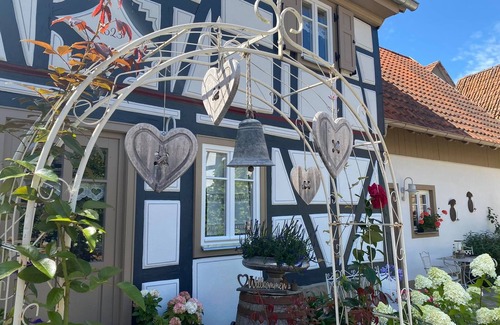 Stetten Casa | 5 * Casa de entramado de madera romántica e histórica de 1623 - estufa y sauna de infrarrojos