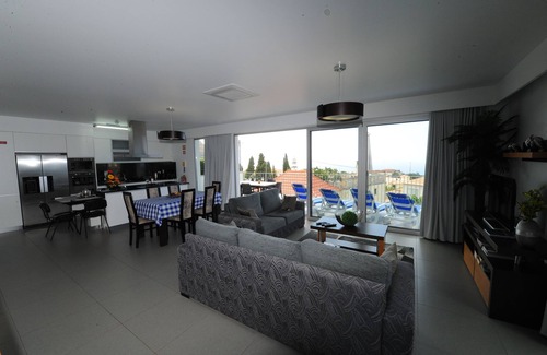 Arco da Calheta Villa | 5 Estrella del arco iris "Villa Azul" piscina climatizada, sauna, jacuzzi
