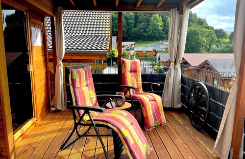 Rieden Casa | 5 Sterne Ferienhaus Annika - Kamin,Sauna,Seeblick