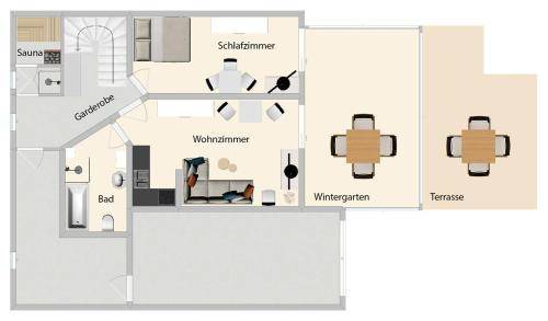 Kleinpestitz/Mockritz Apartamento | 50 m² Apartamento ∙ 1 habitación ∙ 3 huéspedes