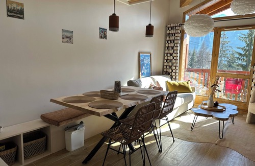 Vallandry Apartamento | 50 m² apartment Peisey Valandry - Les Arcs - Paradiski at the foot of the slopes
