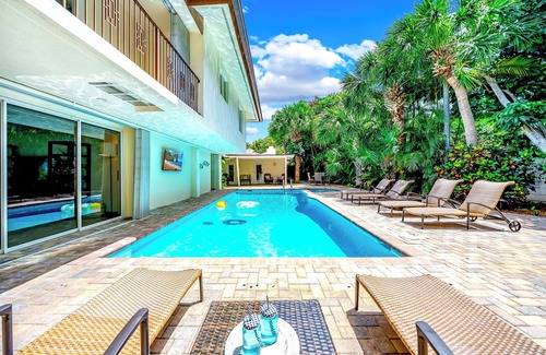 Lauderdale Beach Casa | 50 Steps 2 Beach! Heated Pool+Hot Tub! Beach House!