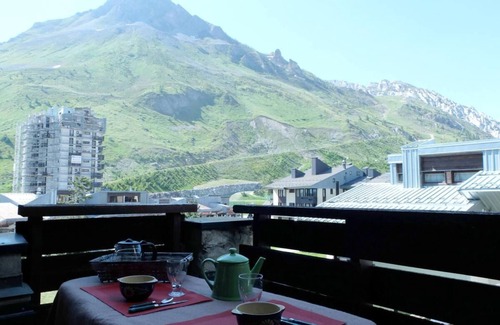 Le Lavachet Apartamento | 50m de los comercios, 1.o piso, balcón, tv, local para esquís, 65m², Tignes