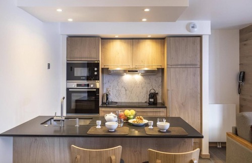 Lanslevillard Apartamento | 150m del centro estación, fitness, piscina, sauna, hammam, balcón, tv, local para esquís, 45m²
