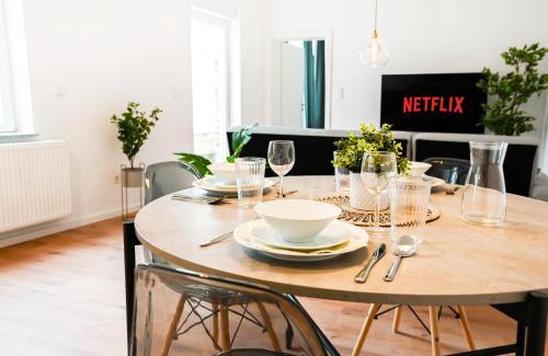 Krefeld Apartamento | 50qm Apartment in Krefeld zentral gelegen mit hohen Decken - BEUYS Apartments - Krefeld