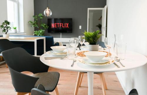 Krefeld Apartamento | 50qm Apartment in Krefeld zentral gelegen mit hohen Decken - BEUYS Apartments - Krefeld