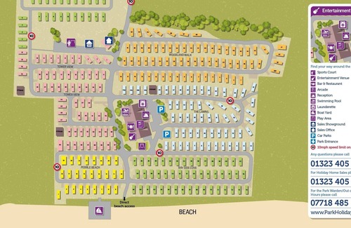 Pevensey Chalet De Esquí | 53 The Lawns Pevensey Bay Holiday Park Beach