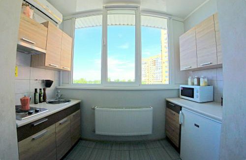 Dzerzhyns'kyi District Apartamento | 54a Tselinogradskaia Str at Alekseevka underground