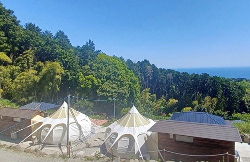 Futo Cabina | 5m bell tent B overlooking Sagami Bay for 2 peopl / Ito Shizuoka