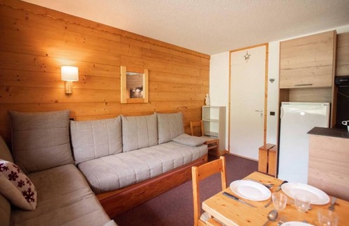 Les Avanchers-Valmorel Apartamento | A 5m de las pistas de esquí, 4.o piso, vista montaña/pistas, balcón, tv, local para esquís, 33m²