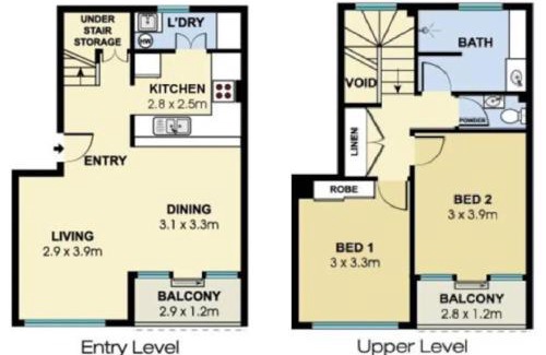 Surry Hills Apartamento | 5mins Walk to Central Station - 2 Bedroom 2 Level