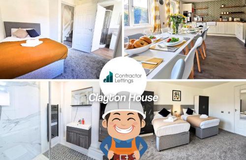 Peterborough Casa | 6-Bedroom Contractor House with 9 Beds - Managed by Your Lettings Short Lets & Serviced Accommodation Peterborough including Free Parking and WiFi and Netflix