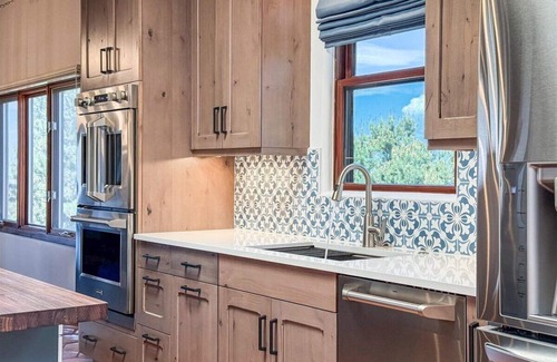 Santa Fe Casa | 6-Bedroom Santa Fe Adobe Estate with Indoor Pool, Pickleball, Horses and Privacy