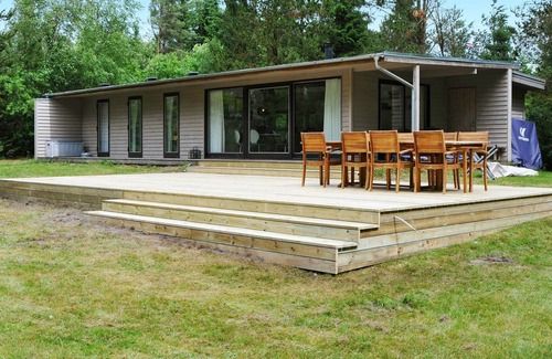 Bording Casa | Espléndida casa vacacional en Bording con terraza cubierta