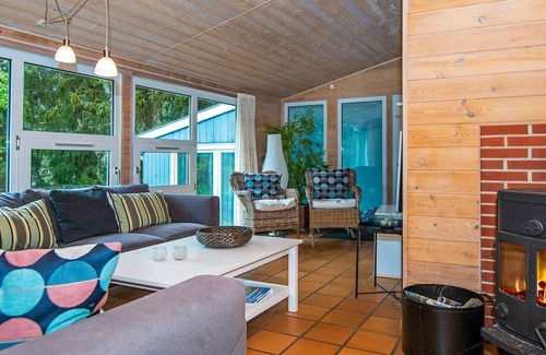 Skødshoved Strand Casa | Amplia casa de vacaciones con piscina en Knebel