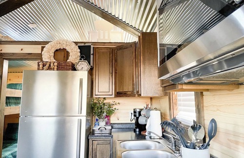 Hico Cabina | 6 Tiny Town Bunk House Tiny Home Animals Fire