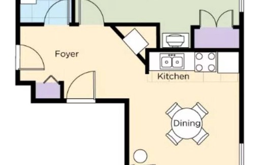 Old Town West Condominio | 600 sq ft 1-bedroom condo in Old Town Alexandria. Perfect for the Inauguration!
