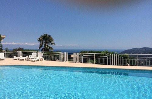 Mandelieu-La-Napoule Apartamento | 62 M2 APARTMENT AND TERRACE WITH EXCEPTIONAL SEA VIEW - PRIVATE POOL